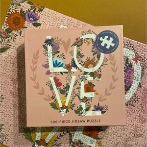 Floral Love 500-Piece Jigsaw Puzzle